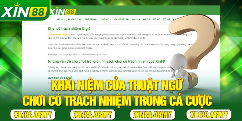 Khái niệm của thuật ngữ chơi có trách nhiệm trong cá cược