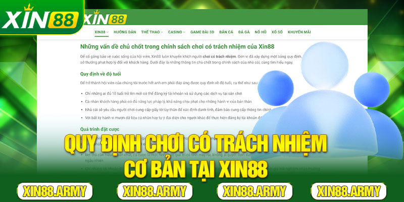 Quy định chơi có trách nhiệm cơ bản tại Xin88